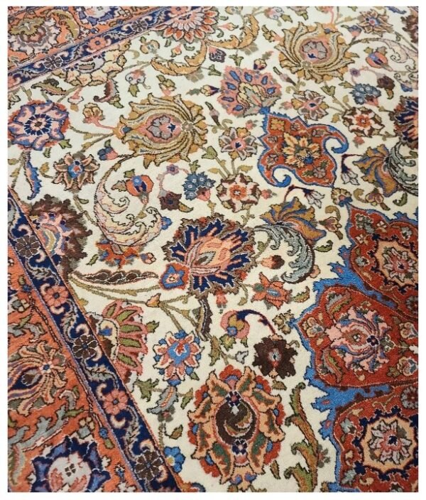Antique Handwoven Authentic Persian Tabriz Size 7ftx10ft #PT523 circa 1940s