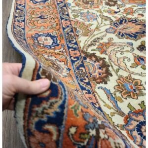 Antique Handwoven Authentic Persian Tabriz Size 7ftx10ft #PT523 circa 1940s