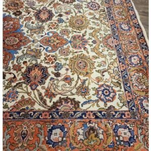 Antique Handwoven Authentic Persian Tabriz Size 7ftx10ft #PT523 circa 1940s