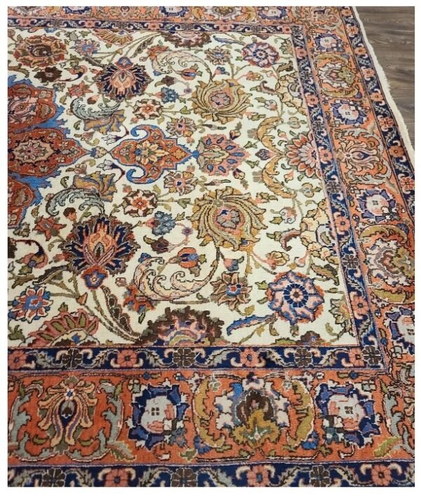 Antique Handwoven Authentic Persian Tabriz Size 7ftx10ft #PT523 circa 1940s