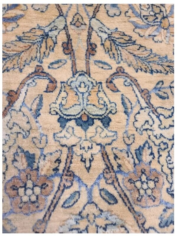 Antique Handwoven Persian Kirmanshah Rug 4 - vinogene labayog Antique Handwoven Persian Kirmanshah Rug Size 5'x8' Circa 1900s Fragment #F399