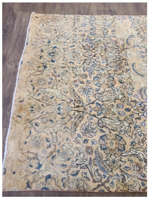 Antique Handwoven Persian Kirmanshah Rug 5 - vinogene labayog Antique Handwoven Persian Kirmanshah Rug Size 5'x8' Circa 1900s Fragment #F399