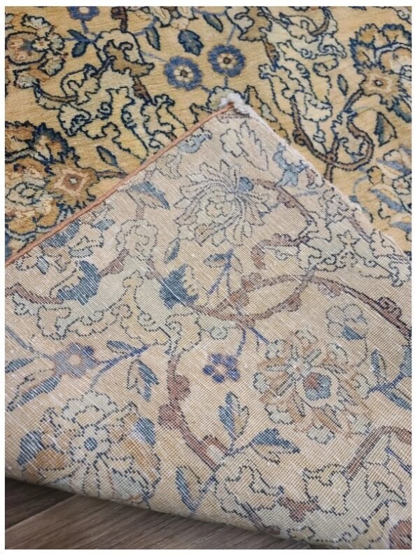 Antique Handwoven Persian Kirmanshah Rug 6 - vinogene labayog Antique Handwoven Persian Kirmanshah Rug Size 5'x8' Circa 1900s Fragment #F399