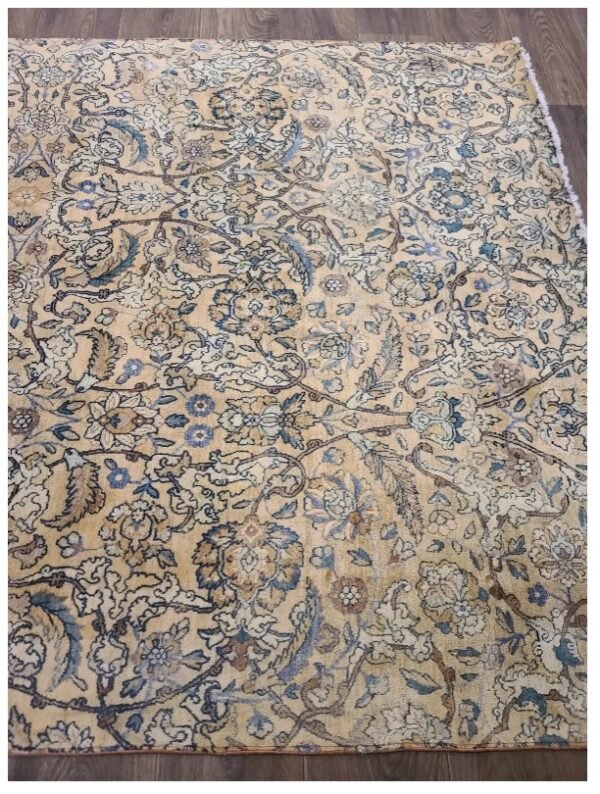 Antique Handwoven Persian Kirmanshah Rug 9 - vinogene labayog Antique Handwoven Persian Kirmanshah Rug Size 5'x8' Circa 1900s Fragment #F399