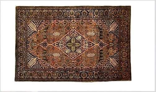 Antique Persian Mohtasham Kashan 1 - vinogene labayog Antique Persian Mohtasham Kashan
