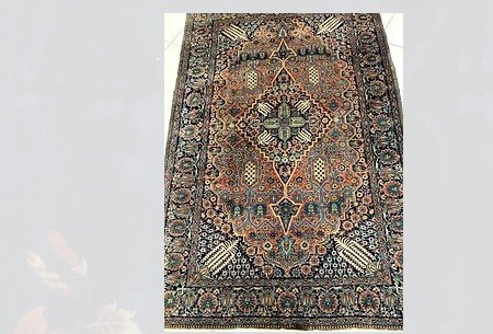 Antique Persian Mohtasham Kashan 2 - vinogene labayog Antique Persian Mohtasham Kashan