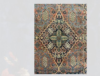 Antique Persian Mohtasham Kashan 3 - vinogene labayog Antique Persian Mohtasham Kashan