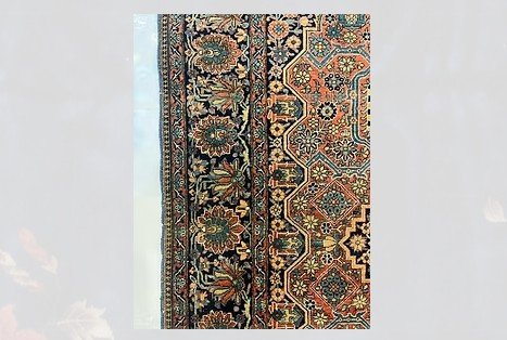 Antique Persian Mohtasham Kashan 4 - vinogene labayog Antique Persian Mohtasham Kashan