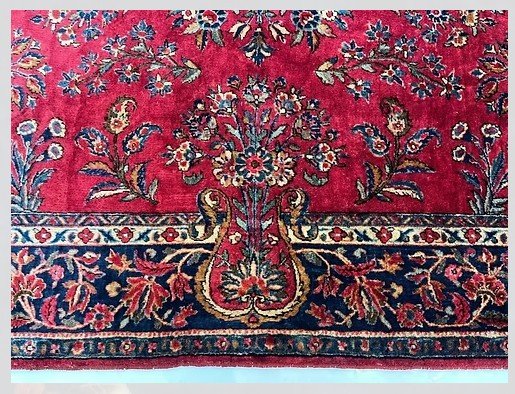 Antique Persian Manchester Kashan