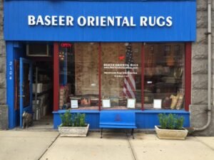 Baseer Oriental Rugs - vinogene labayog Antique Handwoven Persian Kirmanshah Rug Size 5'x8' Circa 1900s Fragment #F399