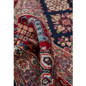 Black Traditional Persian Joshegan Wool Rug - 8'2" x 11'3"