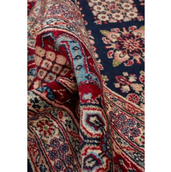 Black Traditional Persian Joshegan Wool Rug - 8'2" x 11'3"