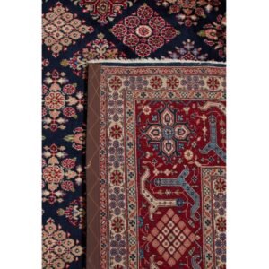 Black Traditional Persian Joshegan Wool Rug - 8'2" x 11'3"