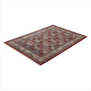 Blue Traditional Persian Mood Wool Rug - 6'6" x 9'5"