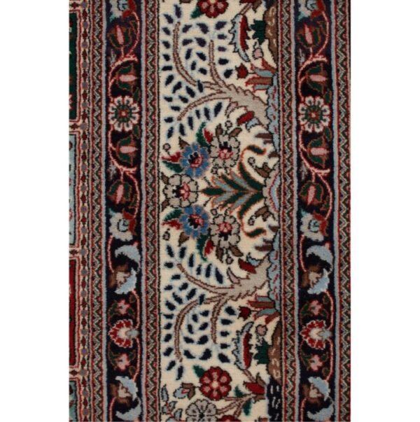 Blue Traditional Persian Mood Wool Rug - 6'6" x 9'5"