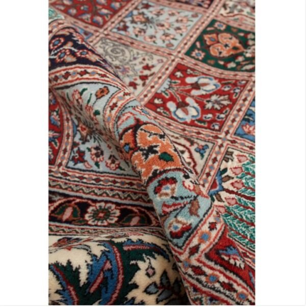 Blue Traditional Persian Mood Wool Rug - 6'6" x 9'5"