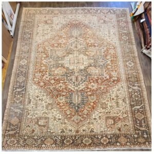 Decorative Handwoven Antique Persian Herize Size 12x15ft #PH522