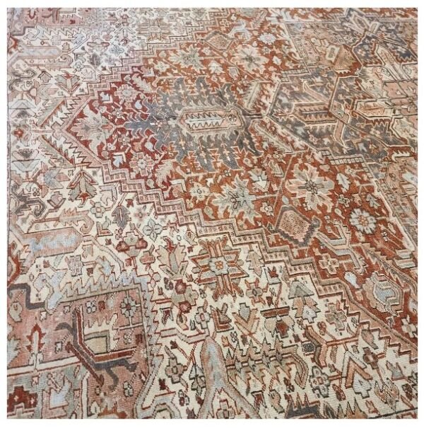 Decorative Handwoven Antique Persian Herize Size 12x15ft #PH522
