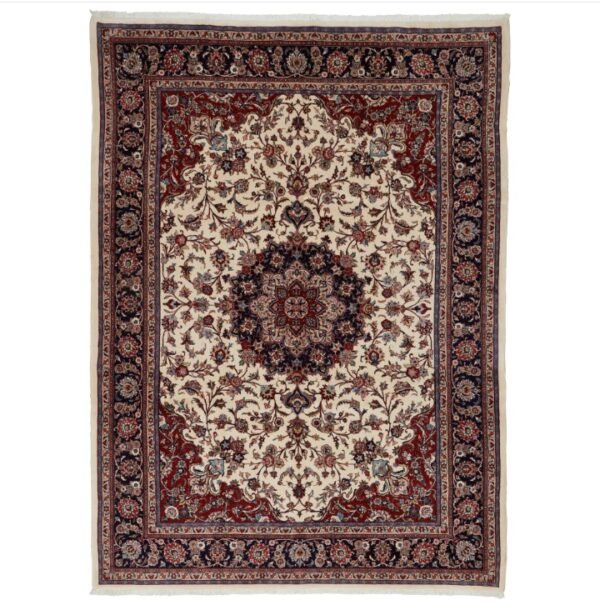 Red Traditional Persian Kashmar Wool Rug - 8' x 11'
