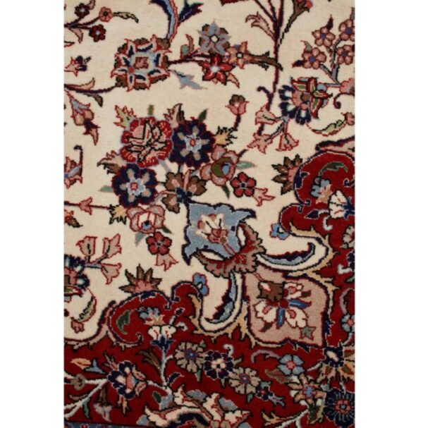 Red Traditional Persian Kashmar Wool Rug - 8' x 11'
