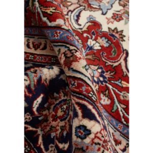 Red Traditional Persian Kashmar Wool Rug - 8' x 11'