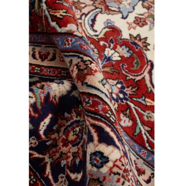 Red Traditional Persian Kashmar Wool Rug - 8' x 11'