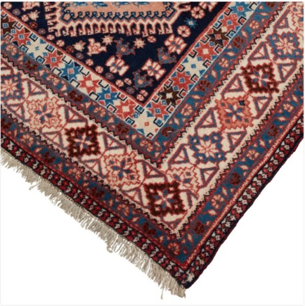 Red Traditional Persian Yalameh Wool Rug - 6'10" x 10'1"