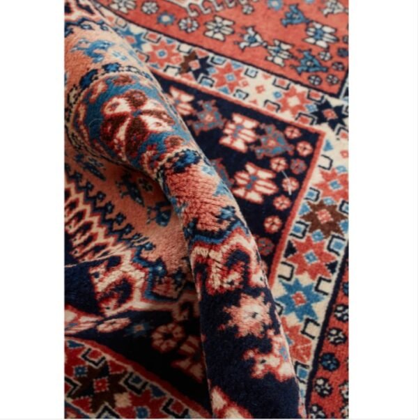 Red Traditional Persian Yalameh Wool Rug - 6'10" x 10'1"