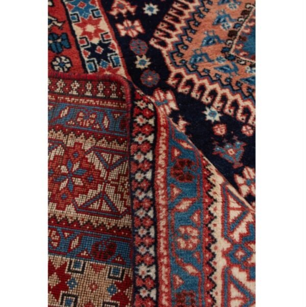 Red Traditional Persian Yalameh Wool Rug - 6'10" x 10'1"